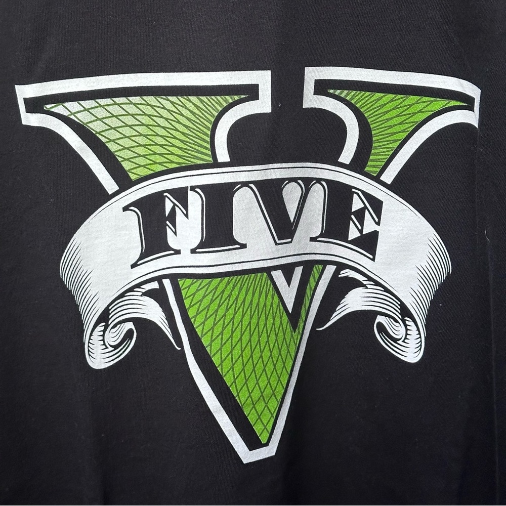 Men’s L Black GTA 5 Graphic T-Shirt